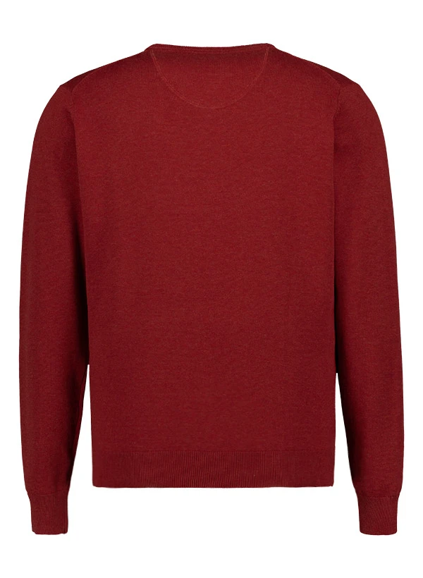 Fynch-Hatton, Pullover, Baumwolle, rot meliert Fynch-Hatton, Pullover, Baumwolle, Rot Meliert -Herrenausstatter Verkaufe 450064 norm2