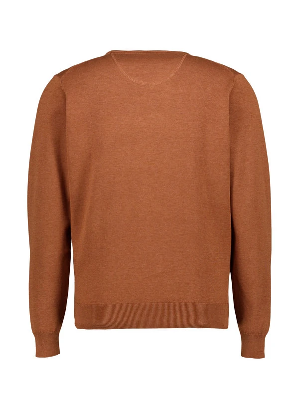 Fynch-Hatton, Pullover, Baumwolle, hazel meliert Fynch-Hatton, Pullover, Baumwolle, Hazel Meliert -Herrenausstatter Verkaufe 450067 norm2