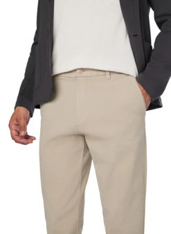 BOSS Black, Chino Kane, Regular Fit, Baumwolle, Beige -Herrenausstatter Verkaufe 450095 norm3
