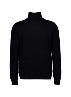 Fynch-Hatton, Rollkragenpullover, Merinowolle, Schwarz