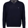 Fynch-Hatton, Pullover, Merinowolle-Kaschmir, Navy