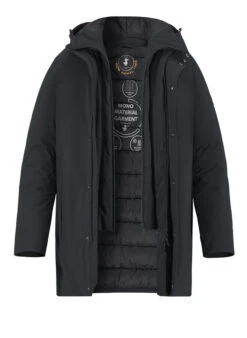 SAVE THE DUCK, Jacke Sesle, Mikrofaser PLUMTECH®, Schwarz