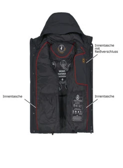 SAVE THE DUCK, Steppjacke Alter, Mikrofaser PLUMTECH®, Schwarz 2 SAVE THE DUCK, Steppjacke Alter, Mikrofaser PLUMTECH®, Schwarz -Herrenausstatter Verkaufe 450174 norm3