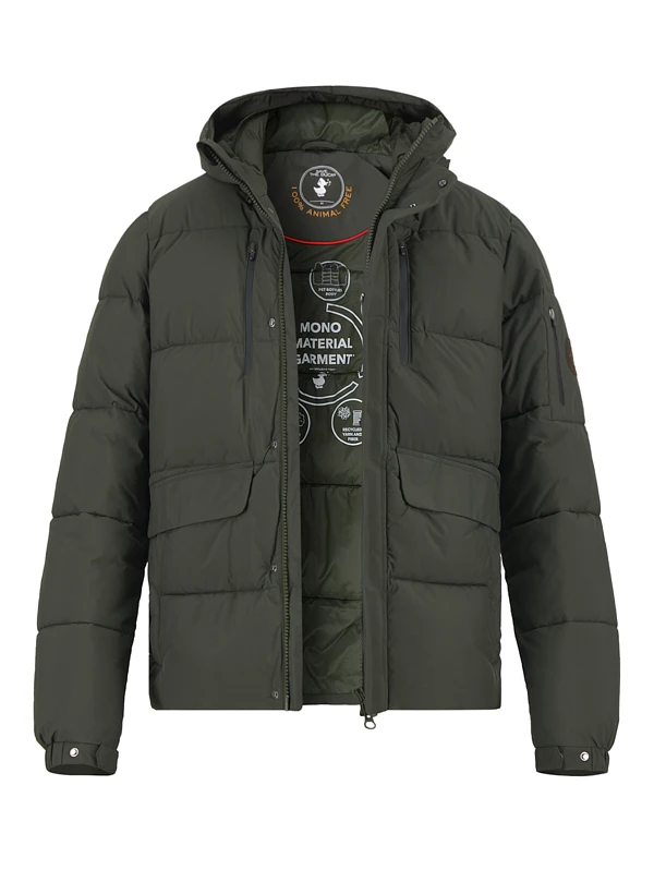 SAVE THE DUCK, Steppjacke Alter, Mikrofaser PLUMTECH®, grün SAVE THE DUCK, Steppjacke Alter, Mikrofaser PLUMTECH®, Grün -Herrenausstatter Verkaufe 450175 norm