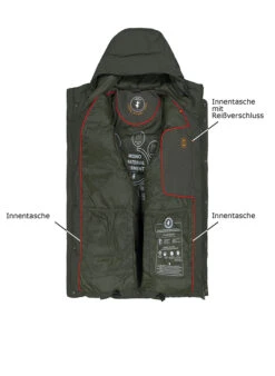 SAVE THE DUCK, Steppjacke Alter, Mikrofaser PLUMTECH®, Grün 2 SAVE THE DUCK, Steppjacke Alter, Mikrofaser PLUMTECH®, Grün -Herrenausstatter Verkaufe 450175 norm3