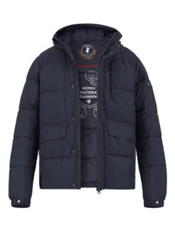 SAVE THE DUCK, Steppjacke Alter, Mikrofaser PLUMTECH®, Blauschwarz