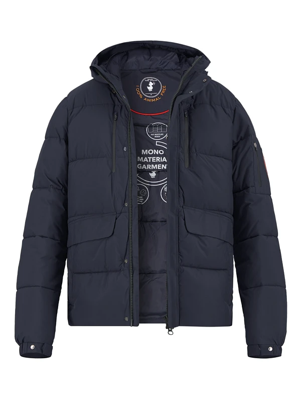 SAVE THE DUCK, Steppjacke Alter, Mikrofaser PLUMTECH®, blauschwarz SAVE THE DUCK, Steppjacke Alter, Mikrofaser PLUMTECH®, Blauschwarz -Herrenausstatter Verkaufe 450176 norm