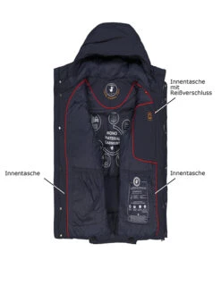 SAVE THE DUCK, Steppjacke Alter, Mikrofaser PLUMTECH®, Blauschwarz 2 SAVE THE DUCK, Steppjacke Alter, Mikrofaser PLUMTECH®, Blauschwarz -Herrenausstatter Verkaufe 450176 norm3