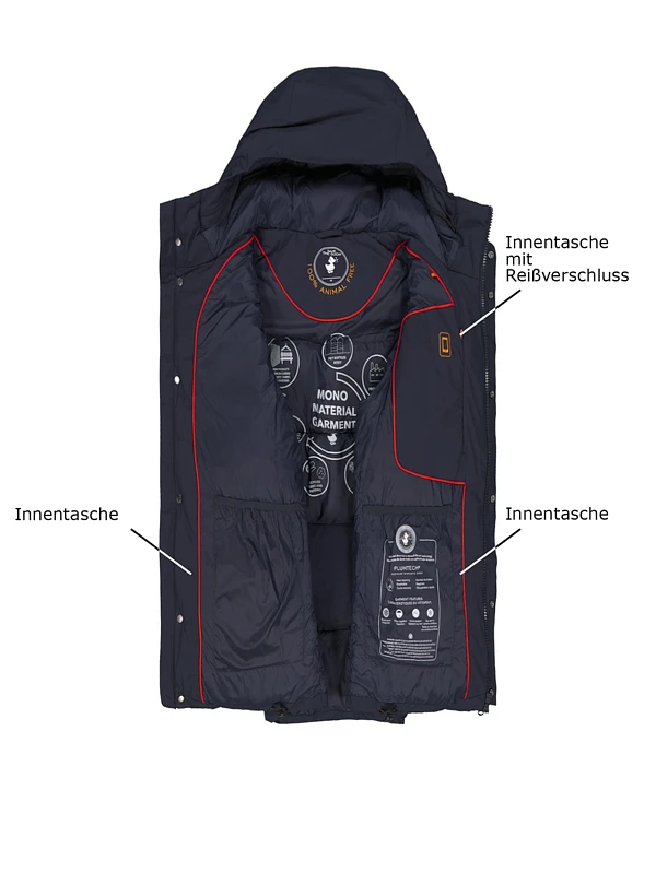 SAVE THE DUCK, Steppjacke Alter, Mikrofaser PLUMTECH®, blauschwarz SAVE THE DUCK, Steppjacke Alter, Mikrofaser PLUMTECH®, Blauschwarz -Herrenausstatter Verkaufe 450176 norm3