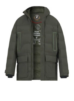 SAVE THE DUCK, Steppmantel Quinlan, Mikrofaser PLUMTECH®, Grün