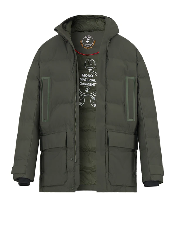 SAVE THE DUCK, Steppmantel Quinlan, Mikrofaser PLUMTECH®, grün SAVE THE DUCK, Steppmantel Quinlan, Mikrofaser PLUMTECH®, Grün -Herrenausstatter Verkaufe 450177 norm