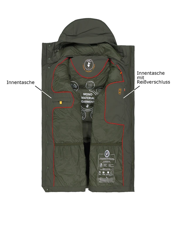 SAVE THE DUCK, Steppmantel Quinlan, Mikrofaser PLUMTECH®, grün SAVE THE DUCK, Steppmantel Quinlan, Mikrofaser PLUMTECH®, Grün -Herrenausstatter Verkaufe 450177 norm3