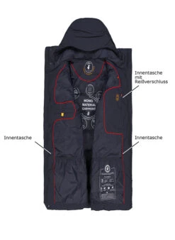 SAVE THE DUCK, Steppmantel Quinlan, Mikrofaser PLUMTECH®, Blauschwarz -Herrenausstatter Verkaufe 450178 norm3