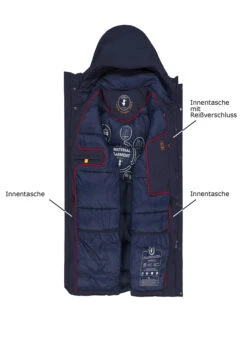 SAVE THE DUCK, Mantel Wilson, Mikrofaser PLUMTECH®, Navy 2 SAVE THE DUCK, Mantel Wilson, Mikrofaser PLUMTECH®, Navy -Herrenausstatter Verkaufe 450179 norm3