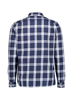 Fred Perry, Hemd, Baumwolle, Dunkelblau-weiß Kariert -Herrenausstatter Verkaufe 450201 norm2