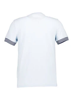 Fred Perry, T-Shirt, Baumwoll-Piqué, Eisblau -Herrenausstatter Verkaufe 450210 norm2