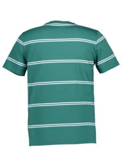 Fred Perry, T-Shirt, Baumwolle, Grün Gestreift -Herrenausstatter Verkaufe 450214 norm2