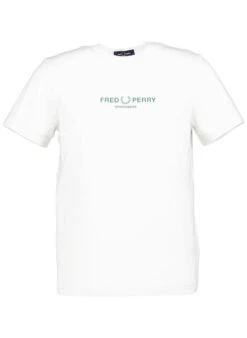 Fred Perry, T-Shirt, Baumwolle, Weiß