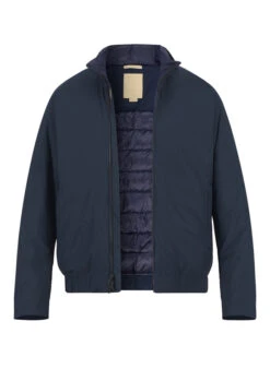 WOOLRICH, Daunenblouson, Mikrofaser, Navy
