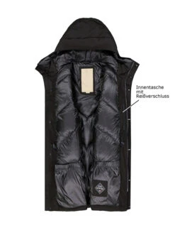 WOOLRICH, Daunenjacke, Mikrofaser GORE-TEX®, Schwarz 2 WOOLRICH, Daunenjacke, Mikrofaser GORE-TEX®, Schwarz -Herrenausstatter Verkaufe 450262 norm3