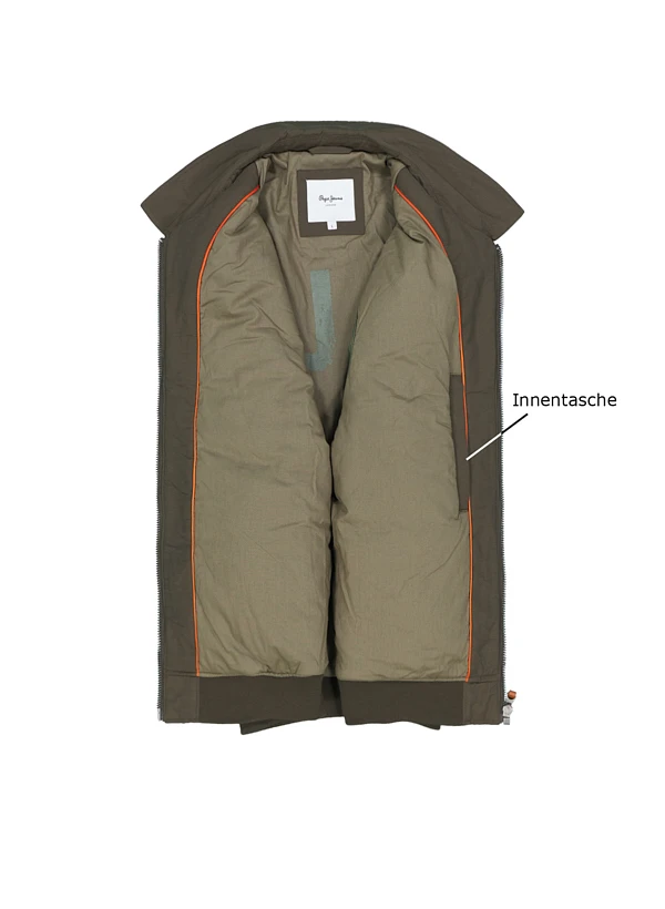 Pepe Jeans, Blouson Jaspar, Baumwolle wattiert, militärgrün Pepe Jeans, Blouson Jaspar, Baumwolle Wattiert, Militärgrün -Herrenausstatter Verkaufe 450275 norm3