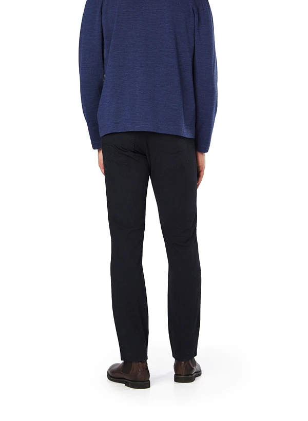 Pierre Cardin, Hose Lyon, Baumwolle, blau meliert Pierre Cardin, Hose Lyon, Baumwolle, Blau Meliert -Herrenausstatter Verkaufe 450296 norm2