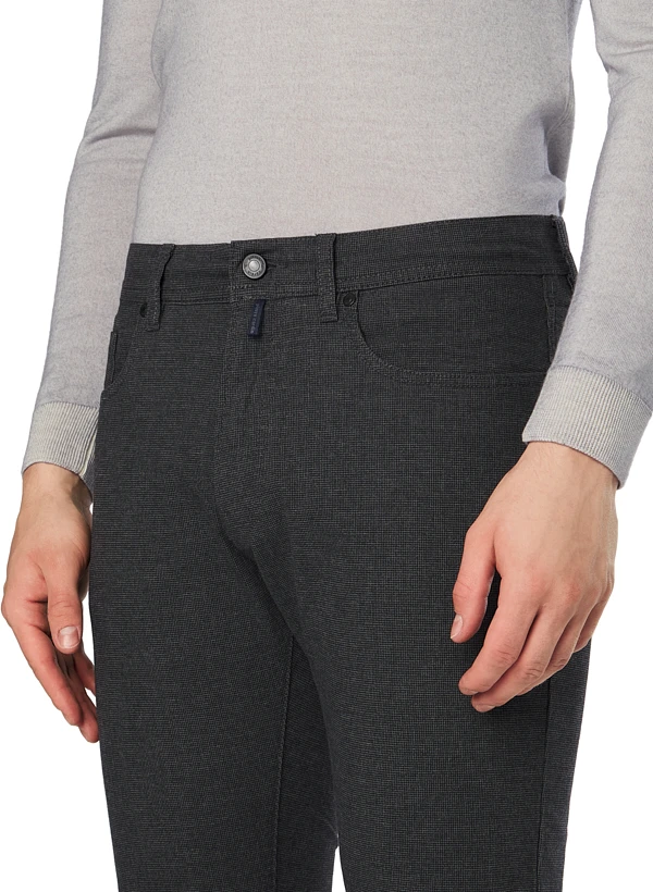 Pierre Cardin, Hose Lyon, Baumwolle, anthrazit meliert Pierre Cardin, Hose Lyon, Baumwolle, Anthrazit Meliert -Herrenausstatter Verkaufe 450298 norm3