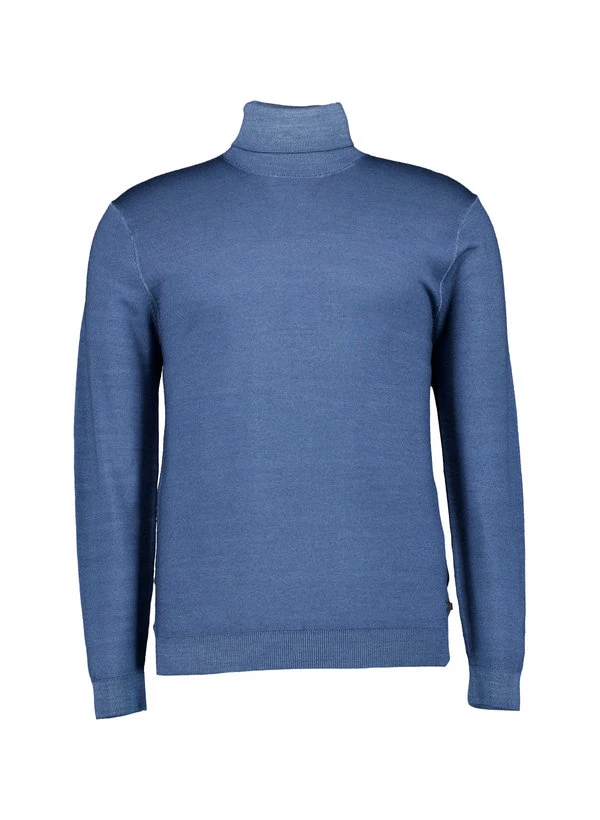 Pierre Cardin, Rollkragenpullover, Merinowolle, stahlblau Pierre Cardin, Rollkragenpullover, Merinowolle, Stahlblau -Herrenausstatter Verkaufe 450310 norm