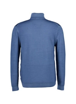 Pierre Cardin, Rollkragenpullover, Merinowolle, Stahlblau 2 Pierre Cardin, Rollkragenpullover, Merinowolle, Stahlblau -Herrenausstatter Verkaufe 450310 norm2