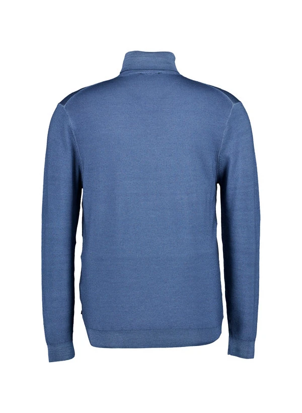 Pierre Cardin, Rollkragenpullover, Merinowolle, stahlblau Pierre Cardin, Rollkragenpullover, Merinowolle, Stahlblau -Herrenausstatter Verkaufe 450310 norm2