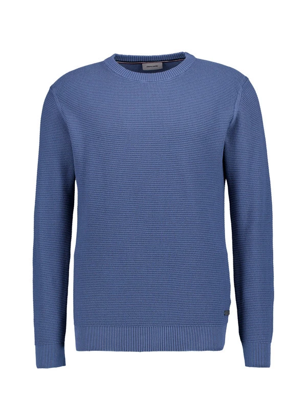 Pierre Cardin, Pullover, Baumwolle, stahlblau Pierre Cardin, Pullover, Baumwolle, Stahlblau -Herrenausstatter Verkaufe 450317 norm