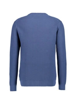 Pierre Cardin, Pullover, Baumwolle, Stahlblau 2 Pierre Cardin, Pullover, Baumwolle, Stahlblau -Herrenausstatter Verkaufe 450317 norm2