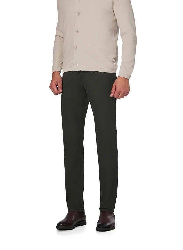 GARDEUR, Hose Bill, Modern Fit, Baumwolle, khaki meliert GARDEUR, Hose Bill, Modern Fit, Baumwolle, Khaki Meliert -Herrenausstatter Verkaufe 450351 norm