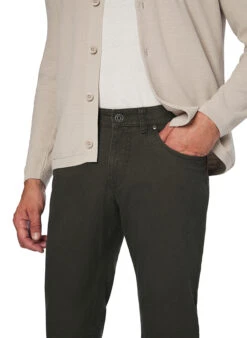 GARDEUR, Hose Bill, Modern Fit, Baumwolle, Khaki Meliert 2 GARDEUR, Hose Bill, Modern Fit, Baumwolle, Khaki Meliert -Herrenausstatter Verkaufe 450351 norm3