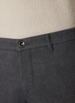 GARDEUR, Chino Bono, Modern Fit, Baumwolle, Dunkelgrau Meliert -Herrenausstatter Verkaufe 450353 norm3