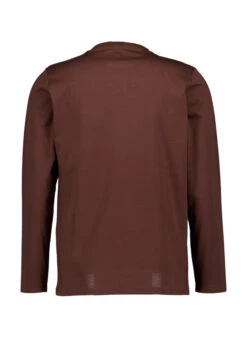 Fynch-Hatton, Longsleeve, Baumwolle, Dunkelbraun -Herrenausstatter Verkaufe 450393 norm2