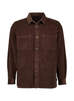 Fynch-Hatton, Overshirt, Cord, Dunkelbraun