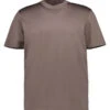 EMPORIO ARMANI, T-Shirt, Lyocell-Baumwolle, Braungrau