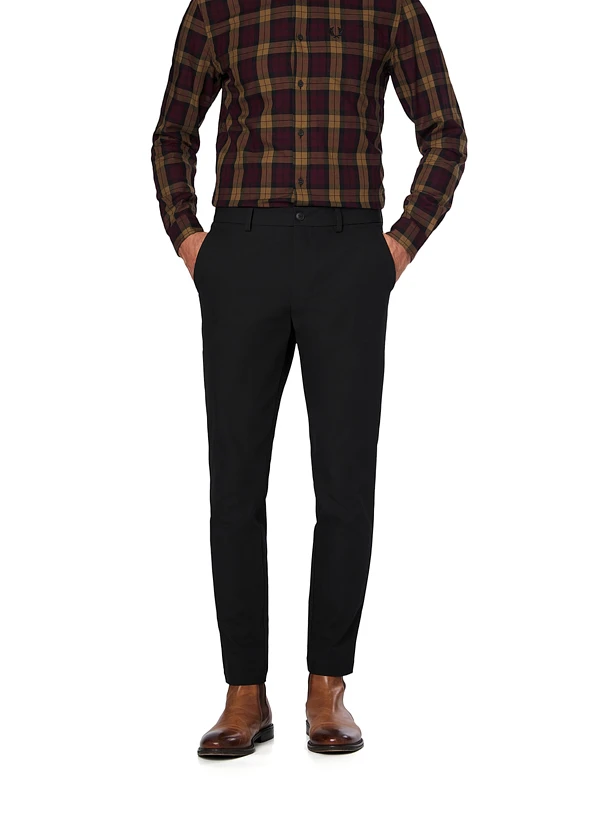 BOSS Black, Hose Kaiton, Slim Fit, Baumwolle, schwarz BOSS Black, Hose Kaiton, Slim Fit, Baumwolle, Schwarz -Herrenausstatter Verkaufe 450647 norm