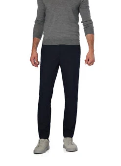 BOSS Black, Hose Kaiton, Slim Fit, Baumwolle, Dunkelblau