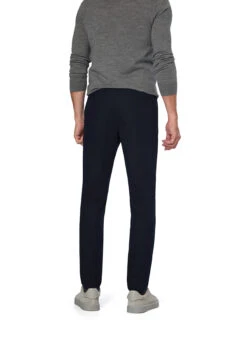 BOSS Black, Hose Kaiton, Slim Fit, Baumwolle, Dunkelblau -Herrenausstatter Verkaufe 450648 norm2