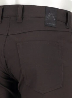 Alberto, Hose Pipe, Regular Fit, Ceramica®,dunkelbraun -Herrenausstatter Verkaufe 450704 norm6