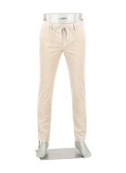 Alberto, Hose Jump, Slim Fit, Cord, Hellbeige