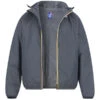 K-WAY, Regenjacke Claude, Mikrofaser, Dunkelgrau