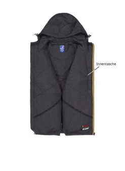 K-WAY, Regenjacke, Mikrofaser, Wasserabweisend, Schwarz -Herrenausstatter Verkaufe 450741 norm3