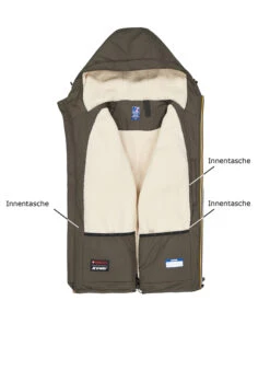 K-WAY, Regenjacke, Mikrofaser Wasserabweisend, Black Olive 2 K-WAY, Regenjacke, Mikrofaser Wasserabweisend, Black Olive -Herrenausstatter Verkaufe 450747 norm3