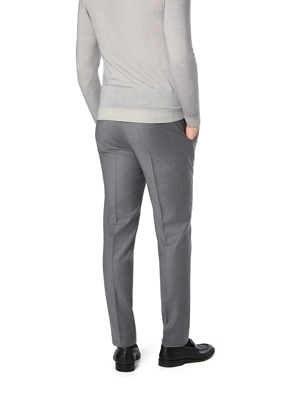 DRESSLER, Hose Janis, Regular Fit, Schurwoll-Flanell, grau meliert DRESSLER, Hose Janis, Regular Fit, Schurwoll-Flanell, Grau Meliert -Herrenausstatter Verkaufe 450749 norm2