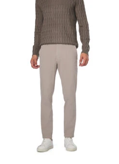 BOSS Black, Chino Kaiton, Slim Fit, Baumwolle, Greige