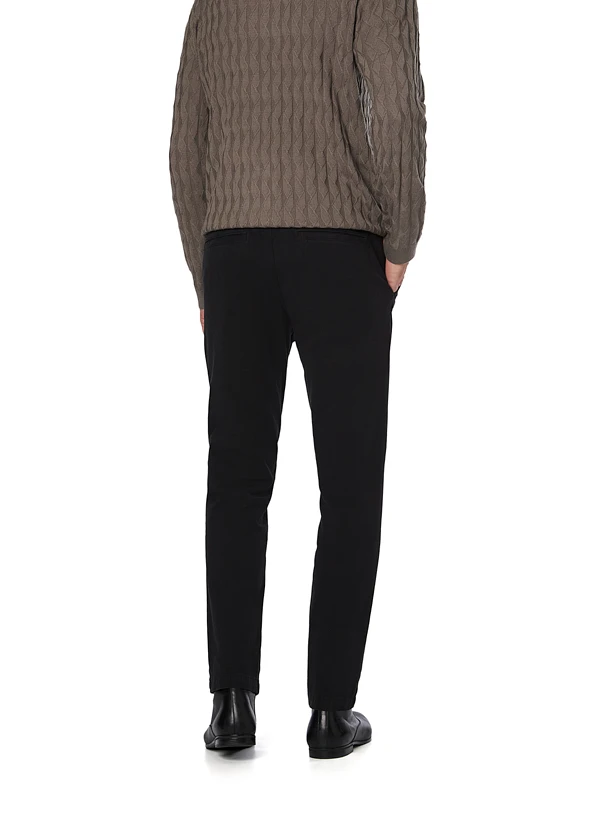 BOSS Black, Chino Kaiton, Slim Fit, Baumwolle, schwarz BOSS Black, Chino Kaiton, Slim Fit, Baumwolle, Schwarz -Herrenausstatter Verkaufe 450790 norm2