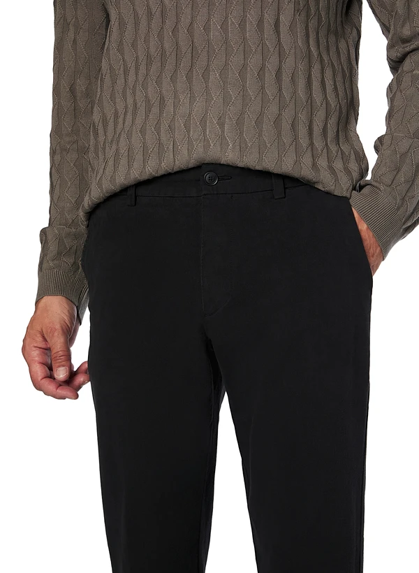 BOSS Black, Chino Kaiton, Slim Fit, Baumwolle, schwarz BOSS Black, Chino Kaiton, Slim Fit, Baumwolle, Schwarz -Herrenausstatter Verkaufe 450790 norm3